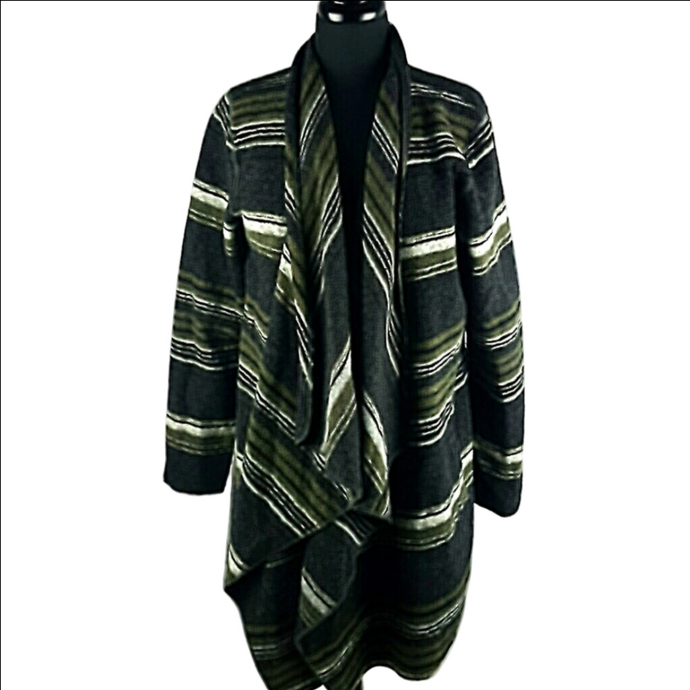 Tribal Jeans Wool Blend Cardigan Wrap Size Large